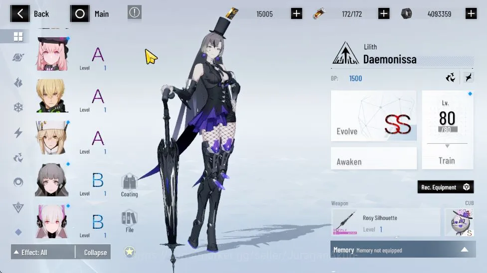 Punishing: Gray Raven Accounts ASIA |Starter|15K BC+3,5K BlueCard|SS Lilith+CUB,S image 6
