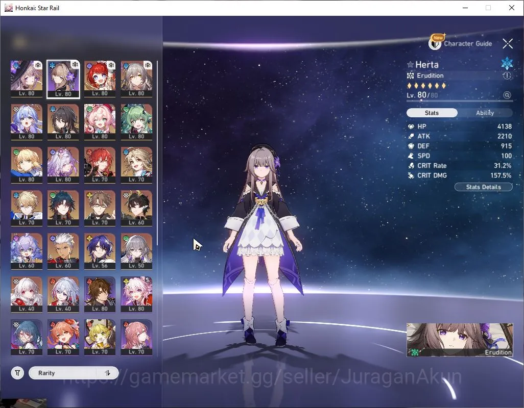 Honkai Star Rail End Game ASIA|TL 70|12 Limited|[Castorice,B3,Robin]+Sign,Th image 1