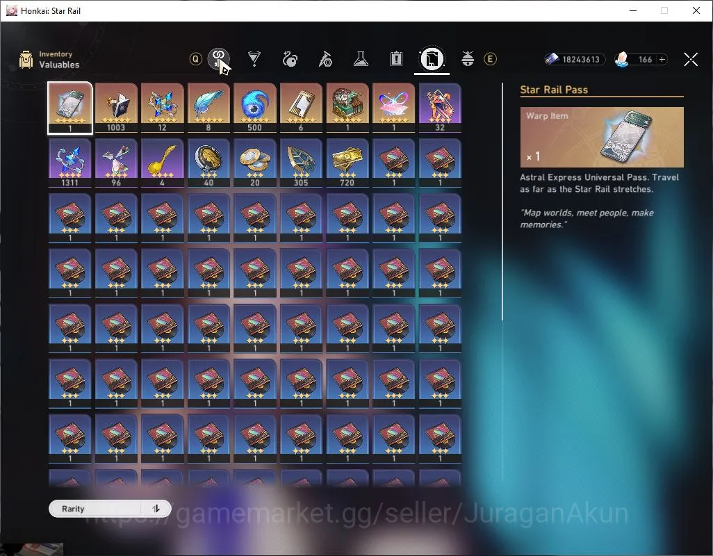 Honkai Star Rail Accounts End Game ASIA|TL 70|12 2
