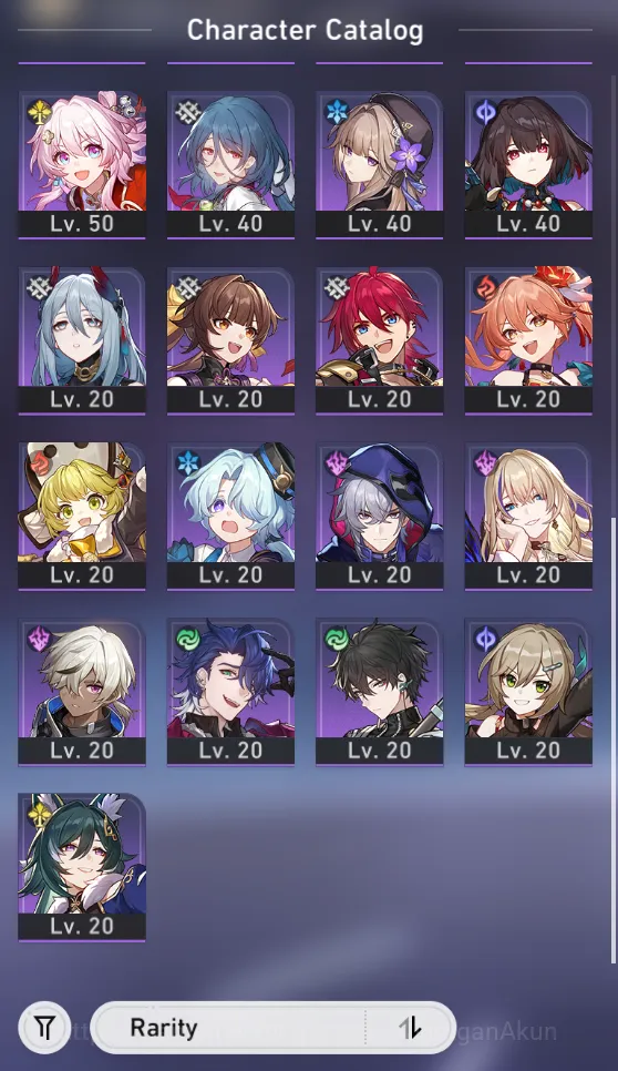 Honkai Star Rail Accounts End Game ASIA [TL70] 9 Limited (Castorice, Firefly+Sign, Yunli+Sign, Aglaea ETC 5