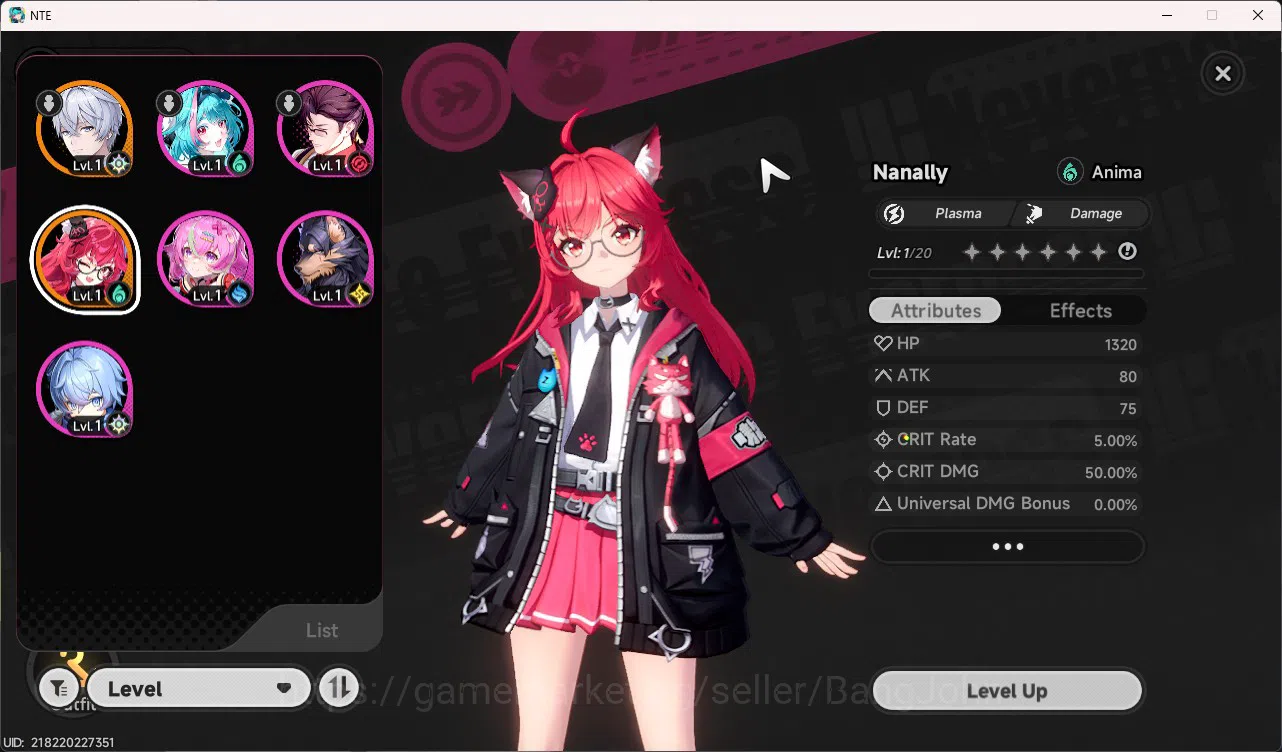 Neverness to Everness Accounts EU | Starter Lvl 3 | 1 S Nanally A1 + 5 A Char | M image 2