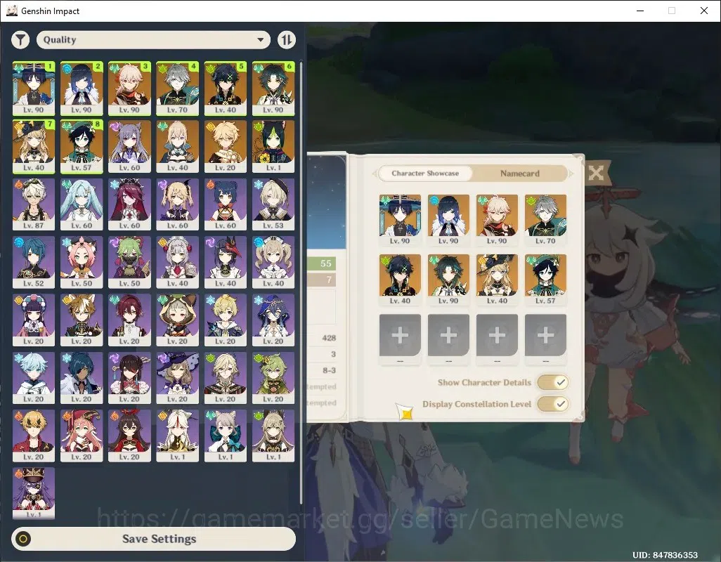 Genshin Impact Accounts Others Asia|AR 55|8 Limited + 2 (*5 1