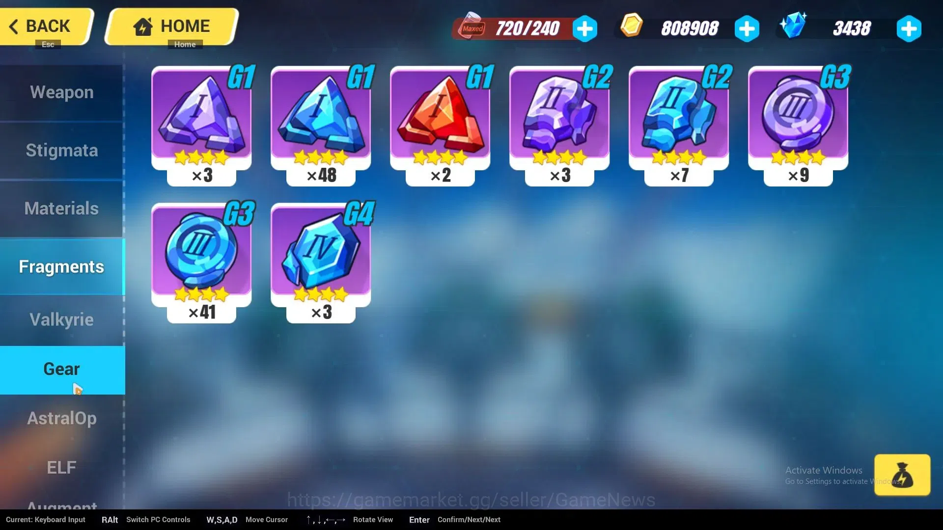 Honkai Impact 3rd Accounts SEA Lv80|3,4K Crystal|Kiana Kaslana Ba-Dum FWS 3/4 image 13