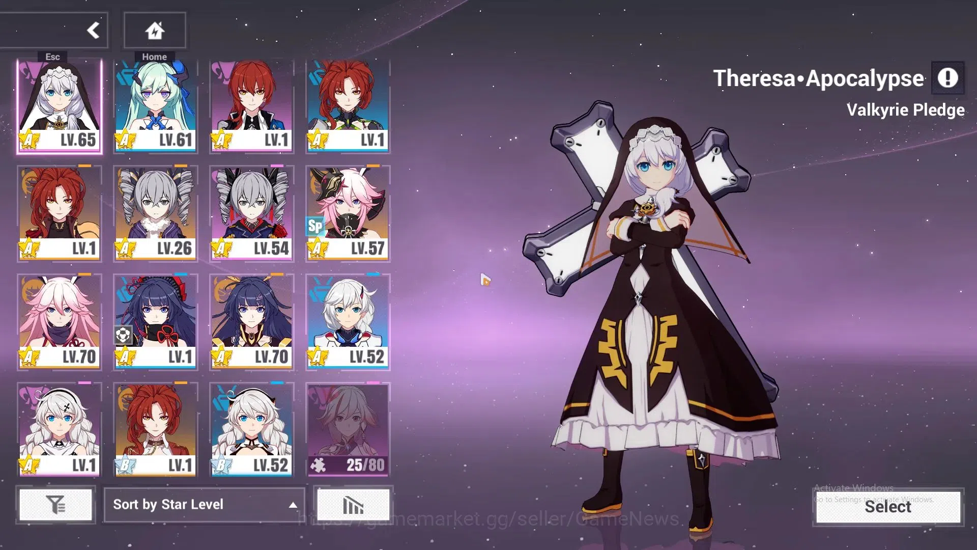 Honkai Impact 3rd Accounts SEA Lv80|3,4K Crystal|Kiana Kaslana Ba-Dum FWS 3/4 image 5