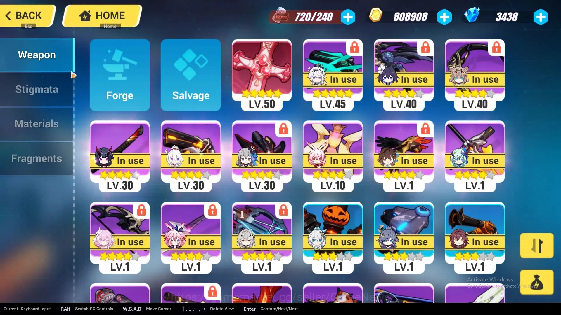 Honkai Impact 3rd Accounts SEA Lv80|3,4K Crystal|Kiana Kaslana Ba-Dum FWS 3/4 image 6
