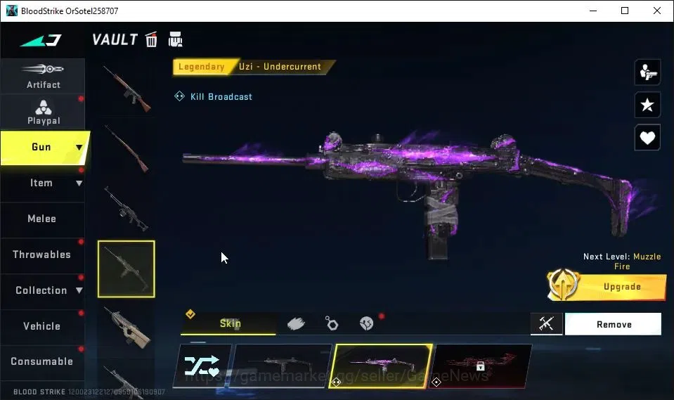 Blood Strike Accounts ASIA|Starter|Melee ULTRA Talon Knife-Sactum|5 Lege image 4