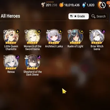 Epic Seven Accounts High-End Global UnVerif|NewEra|7 ML(Shepherd,Renoa,Monarch,Ruele,etc)+Haru+Art,A Ludwig,Etc|AUTO W|68K
