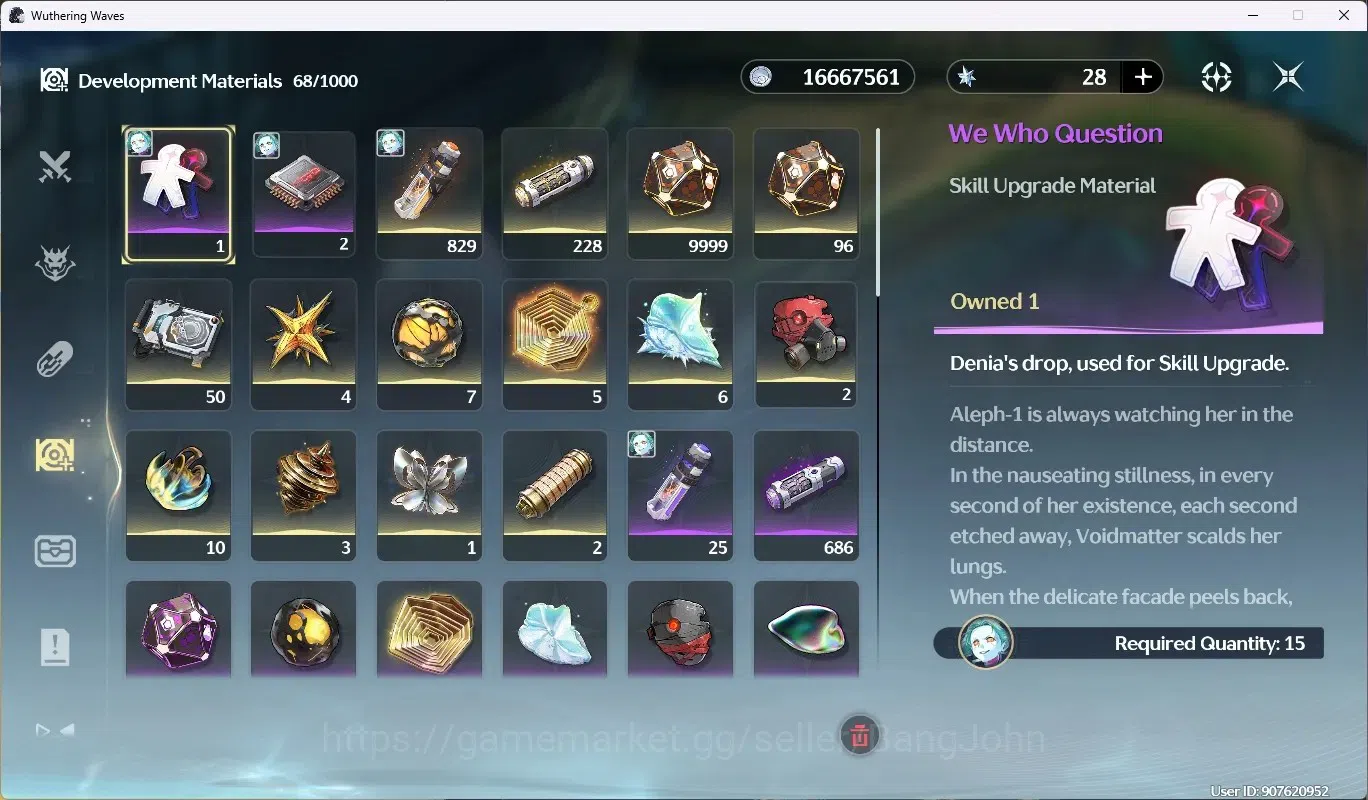Wuthering Waves Accounts SEA|UL 60|Rank 7|2 Char Limited [Lucy R6,Shorekeep image 14