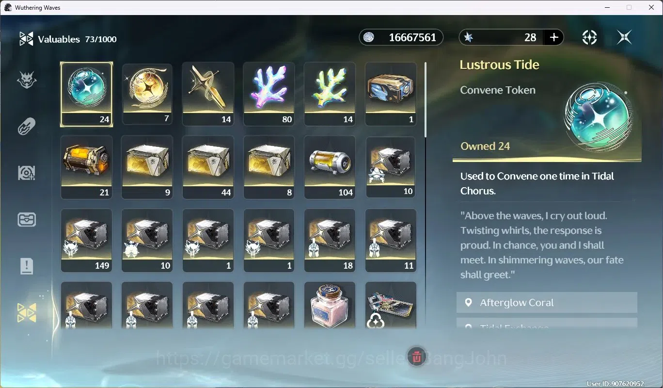 Wuthering Waves Accounts SEA|UL 60|Rank 7|2 Char Limited [Lucy R6,Shorekeep image 17