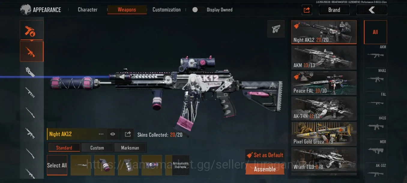 Arena Breakout Accounts SV 29,5M Koen 22M|5050 BOND|Many Skins (Night AK12 image 6