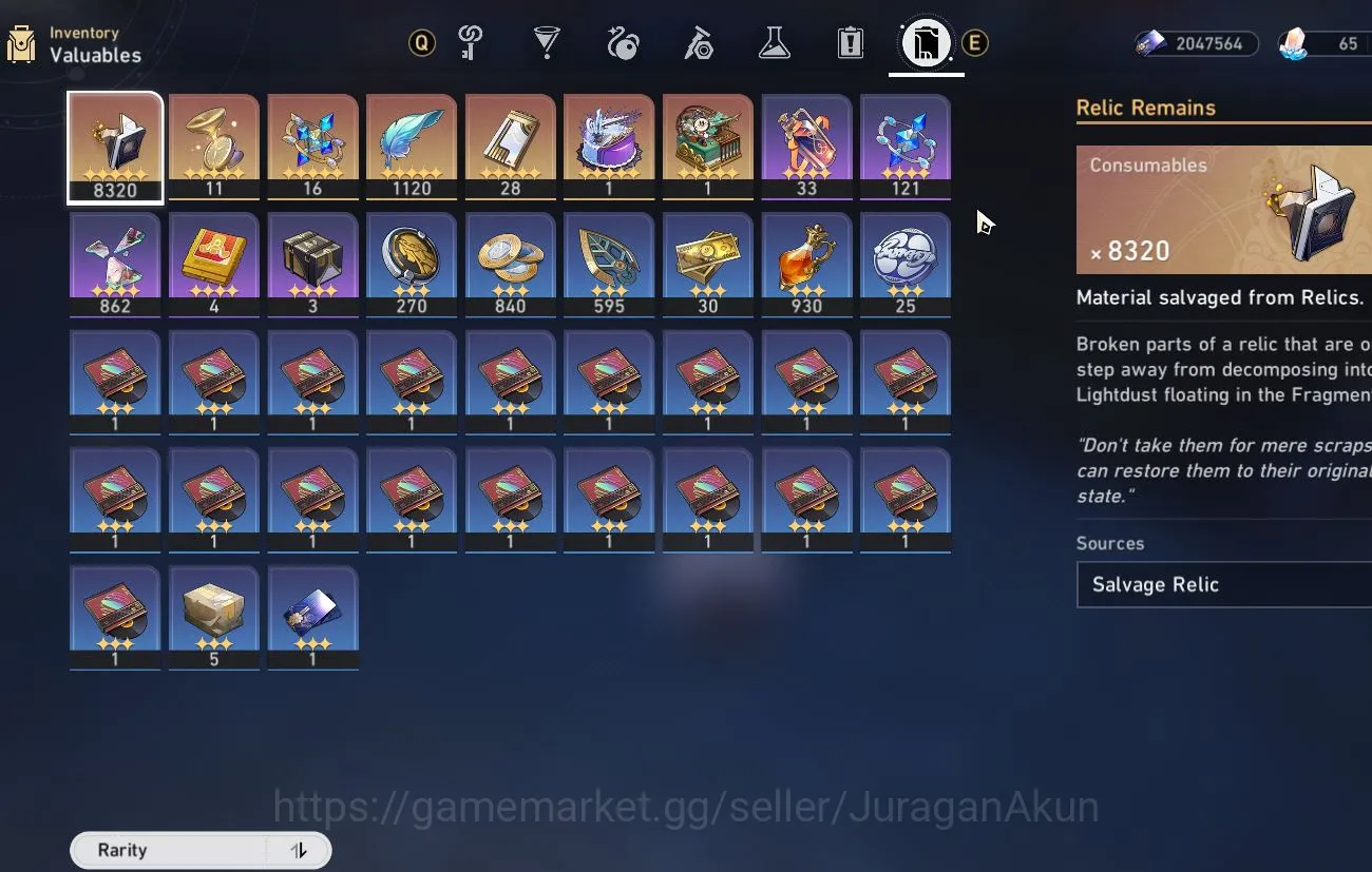 Honkai Star Rail Accounts Mid Game ASIA [TL70] 10 limited (Castorice, Ruan Mei, Robin, Huo Huo, Etc ) (Amphoreus) |Take 8