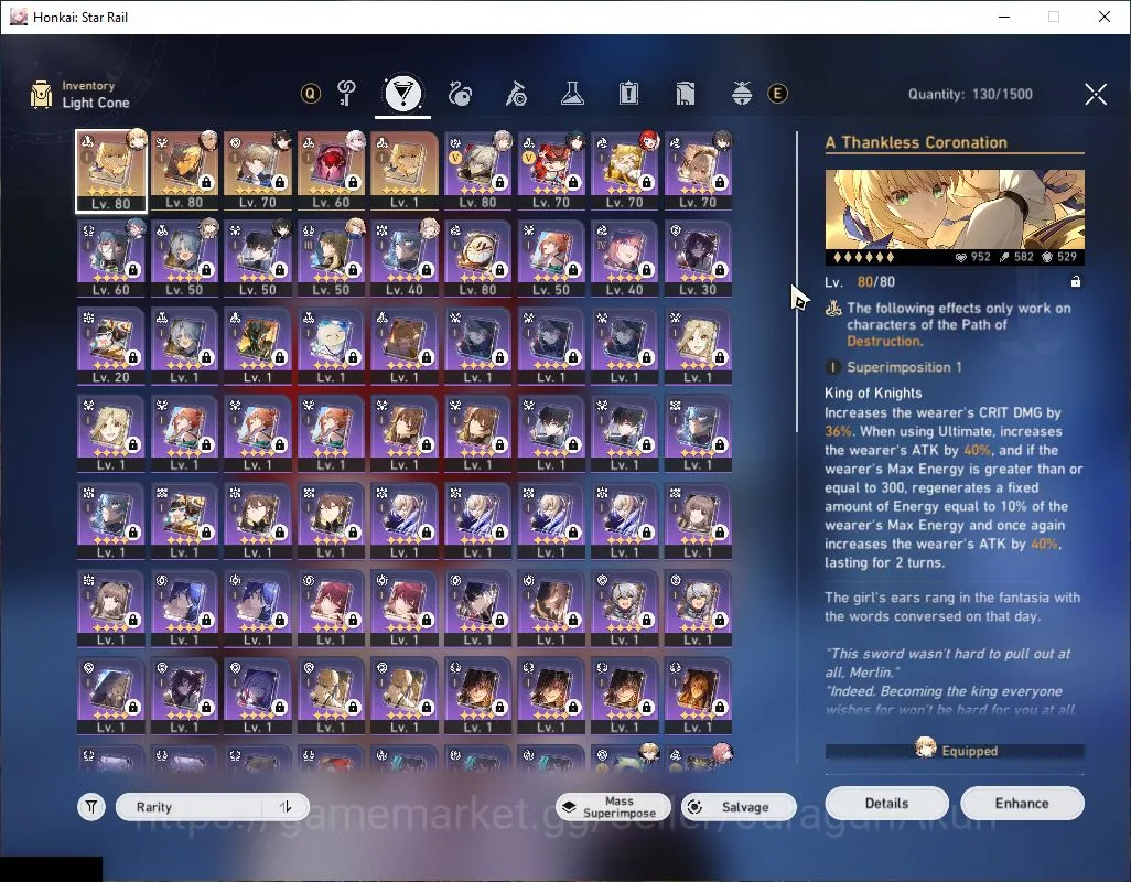 Honkai Star Rail Accounts ASIA|TL 67|5 Limited| SaberE3+Sign, Tribbie, Ruan image 4