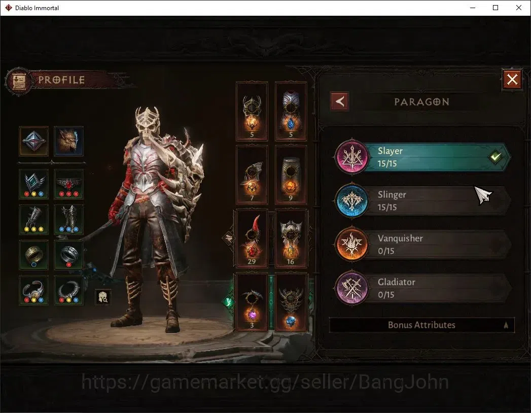 Diablo Immortal Accounts High-End OCE - Azmodan| 60 (431) Necromancer-Slayer | CR 29k | Reso 465 | Hell 3 | Varog Lv 30 (*4 2