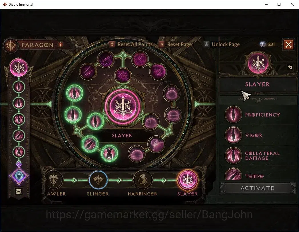 Diablo Immortal Accounts High-End OCE - Azmodan| 60 (431) Necromancer-Slayer | CR 29k | Reso 465 | Hell 3 | Varog Lv 30 (*4 8