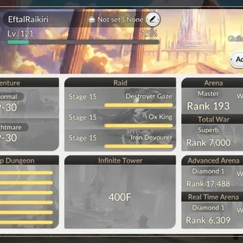 Seven Knights Re:Birth Accounts Global|FullEX7(MeliaTC2,Rosie,Juri,FaiTC3,Gelindus)|47