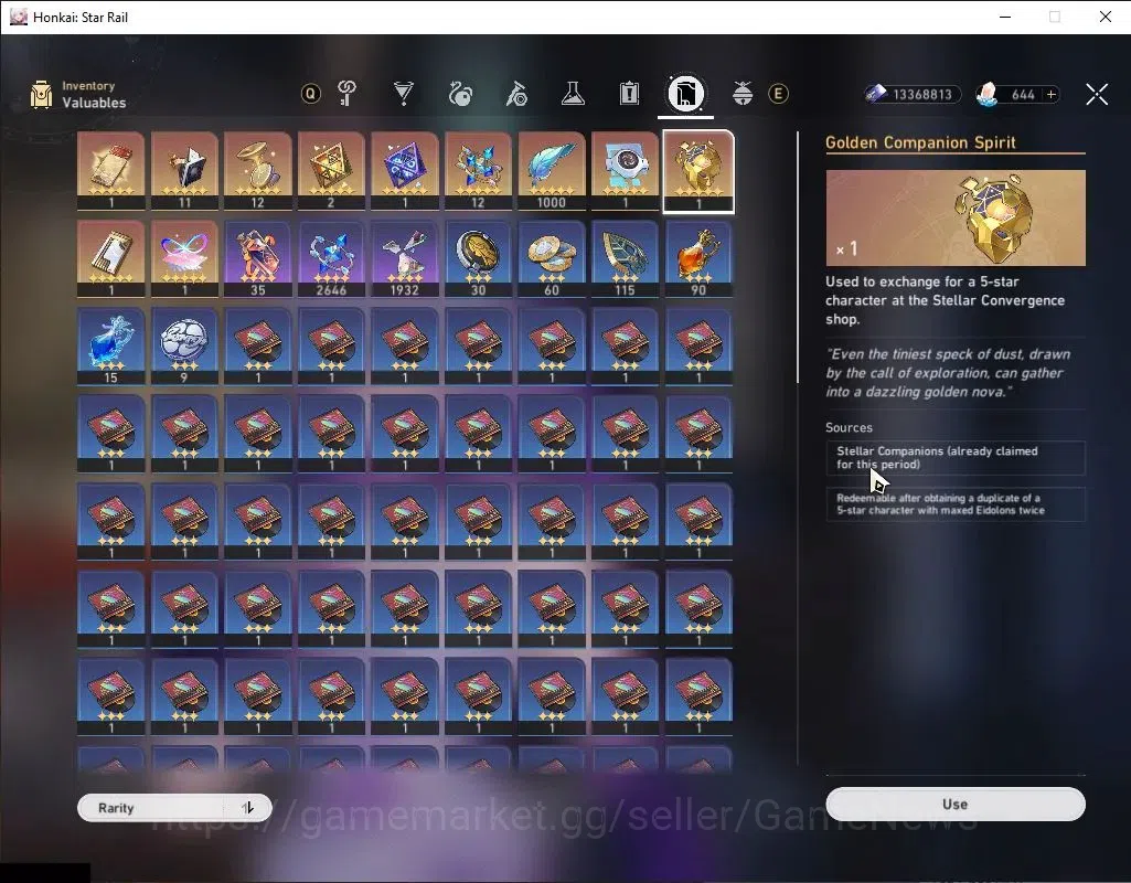 Honkai Star Rail Accounts Others Asia|TL 70|19 Limited|(Castorice,The 11