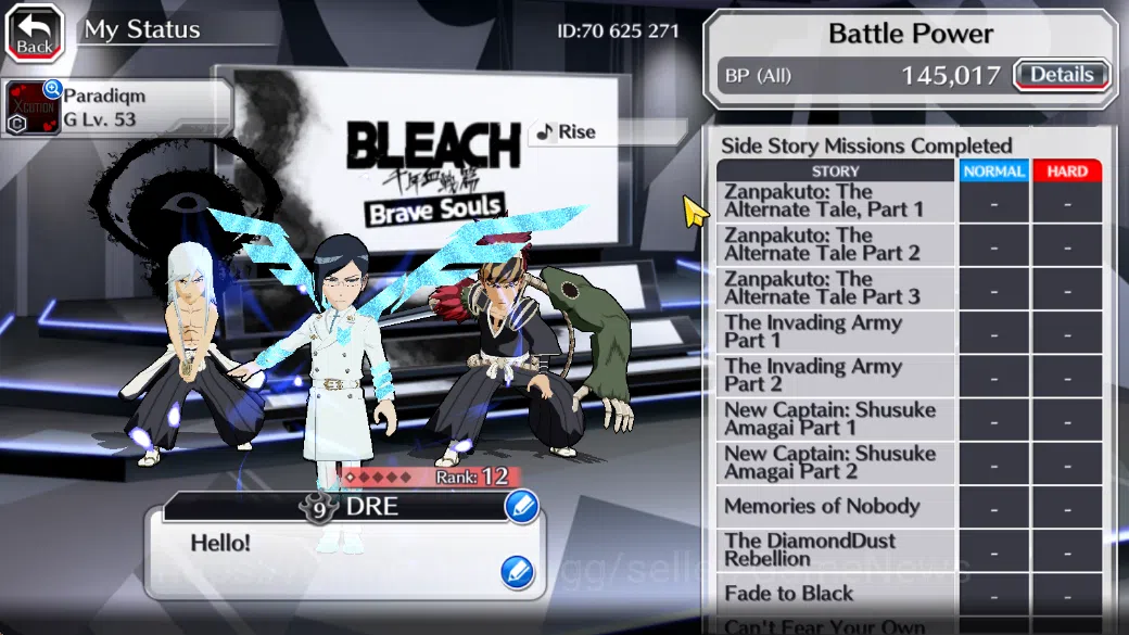 Bleach: Brave Souls Accounts [GLOBAL]6Char 5/5(UryuTYBW25,Renji TYBW25,jushiro  image 2
