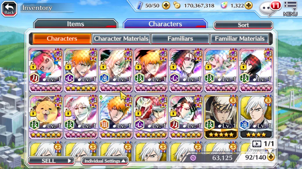 Bleach: Brave Souls Accounts [GLOBAL]6Char 5/5(UryuTYBW25,Renji TYBW25,jushiro  image 6