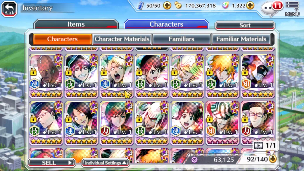 Bleach: Brave Souls Accounts [GLOBAL]6Char 5/5(UryuTYBW25,Renji TYBW25,jushiro  image 7