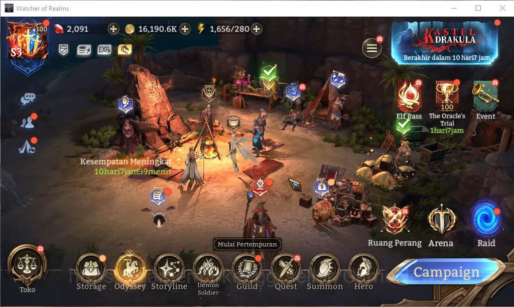 Watcher of Realms Accounts GLOBAL 60x|14M Power|3,5K W-Gold|15 Lord[ValderonA image 1