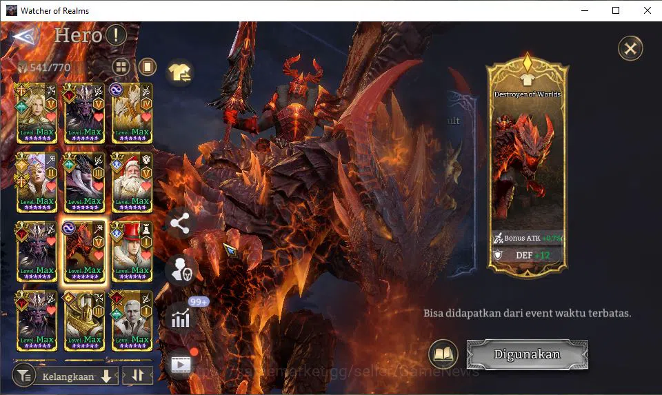 Watcher of Realms Accounts GLOBAL 60x|14M Power|3,5K W-Gold|15 Lord[ValderonA image 12