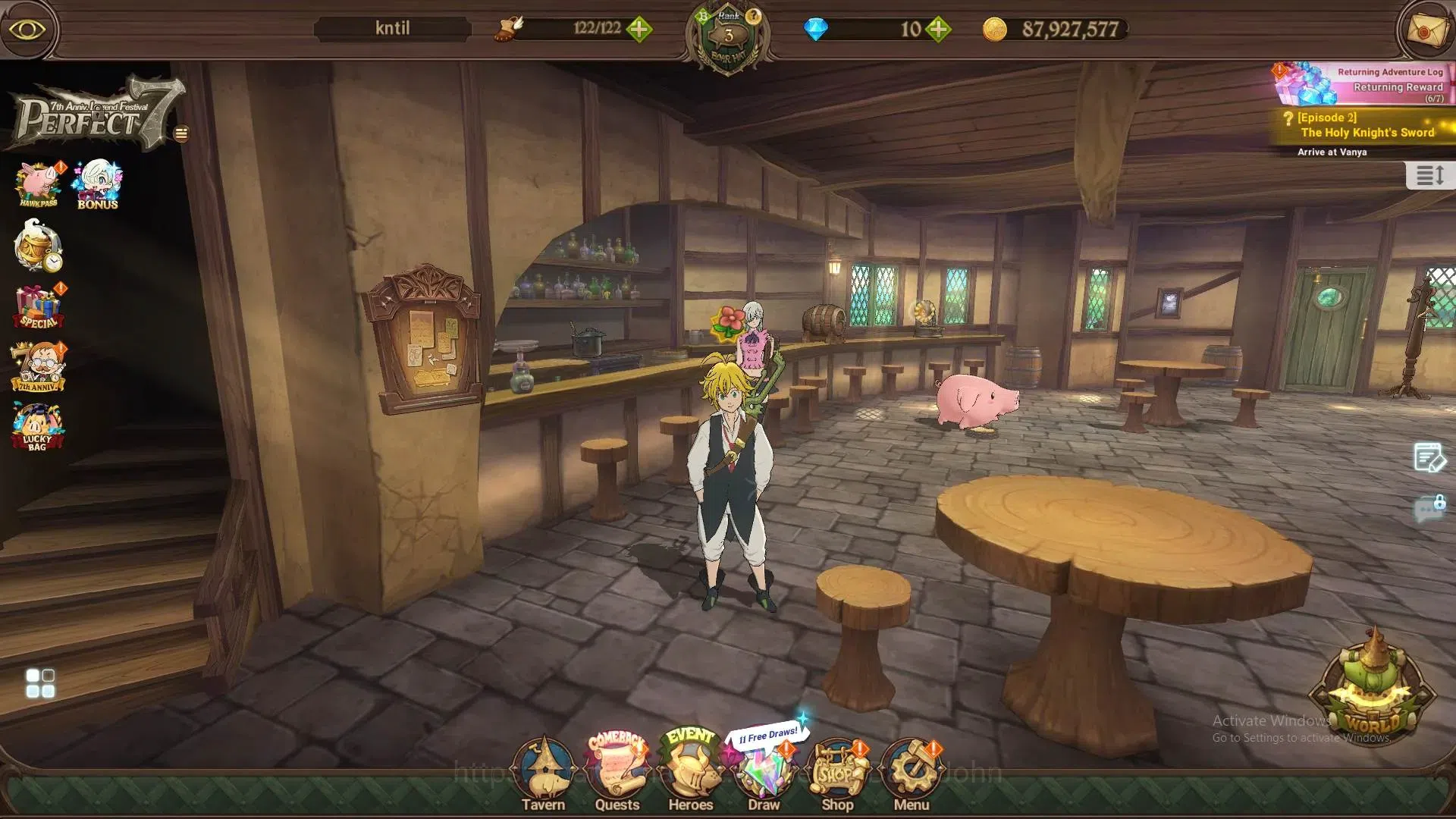The Seven Deadly Sins: Grand Cross Accounts ASIA | 528k CC | Collab: Subaru, Beatrice,Maid Rem image 9