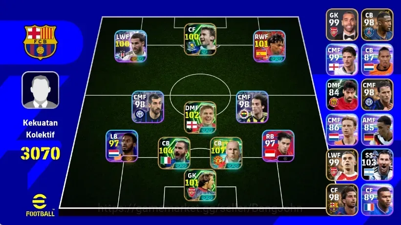eFootball Accounts Others Android|PW3070|RafaSilvaShowT,JaapStam Epic,Leonardo Bonucci Epic,David Seaman Epic,Steven Gerrard 1