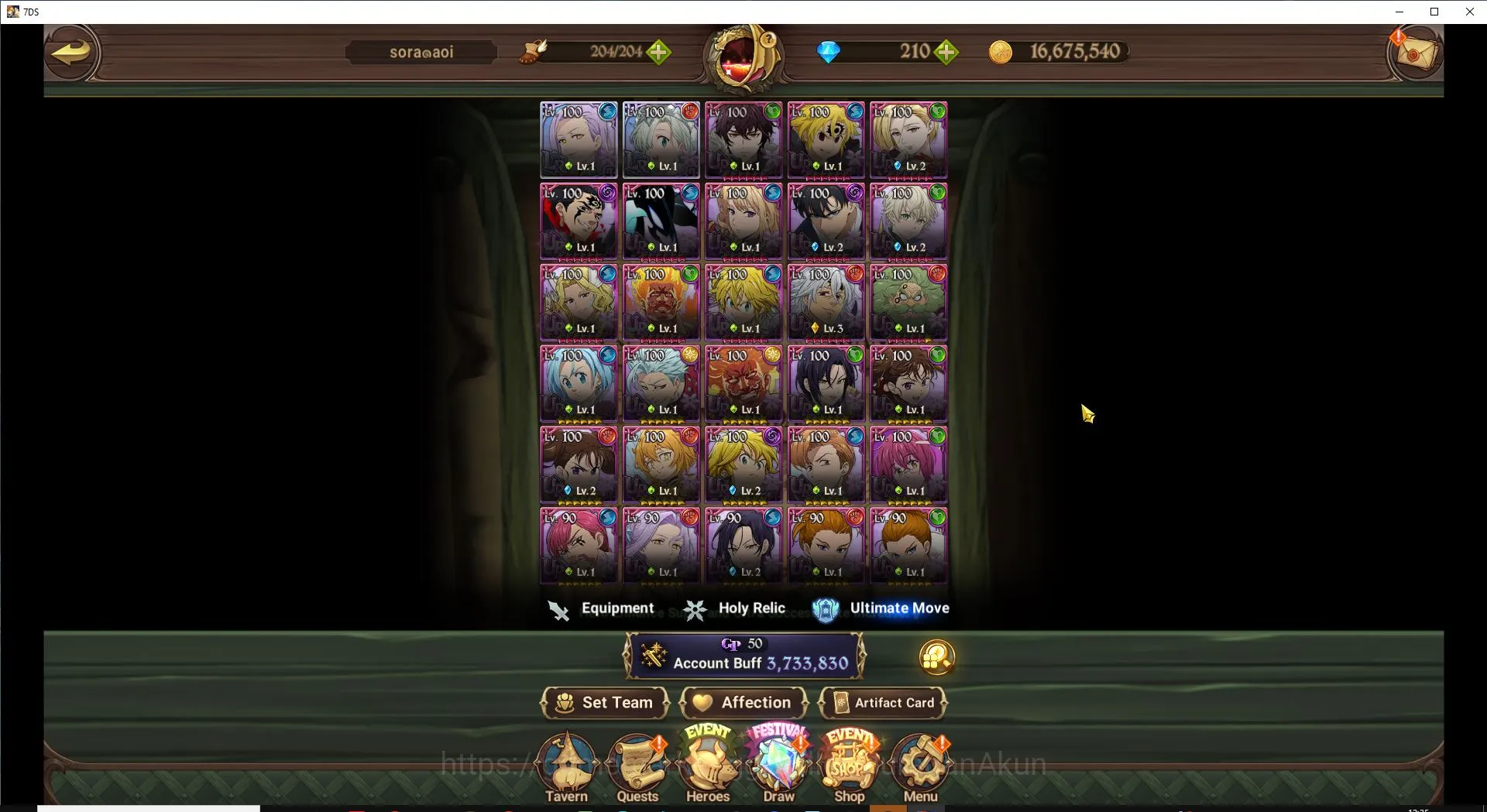 The Seven Deadly Sins: Grand Cross Accounts Endgame GLOBAL|3,7M CC|2 LR + 4 UR + Collab Solev + 190 Gems 2