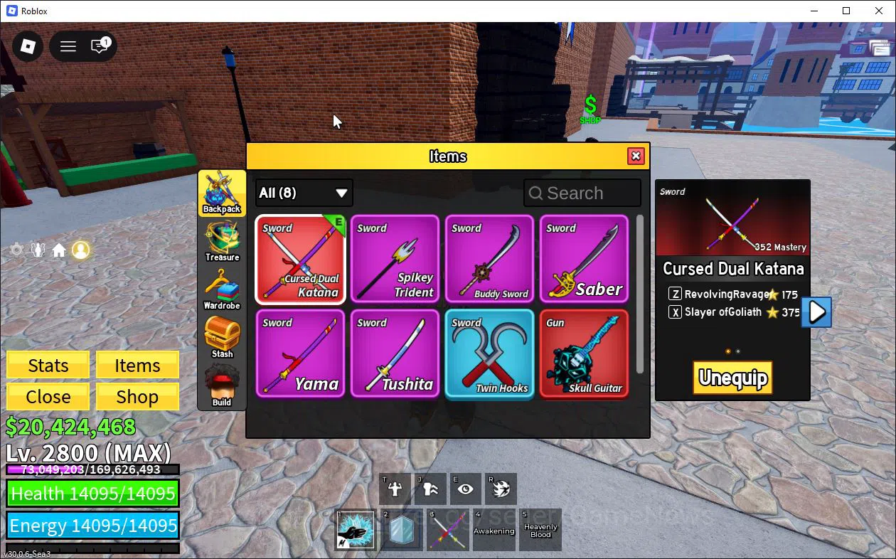 Roblox Accounts Blox Fruit| Lv 2800| Angel V4| 2 Myth WP (Cursed D image 2