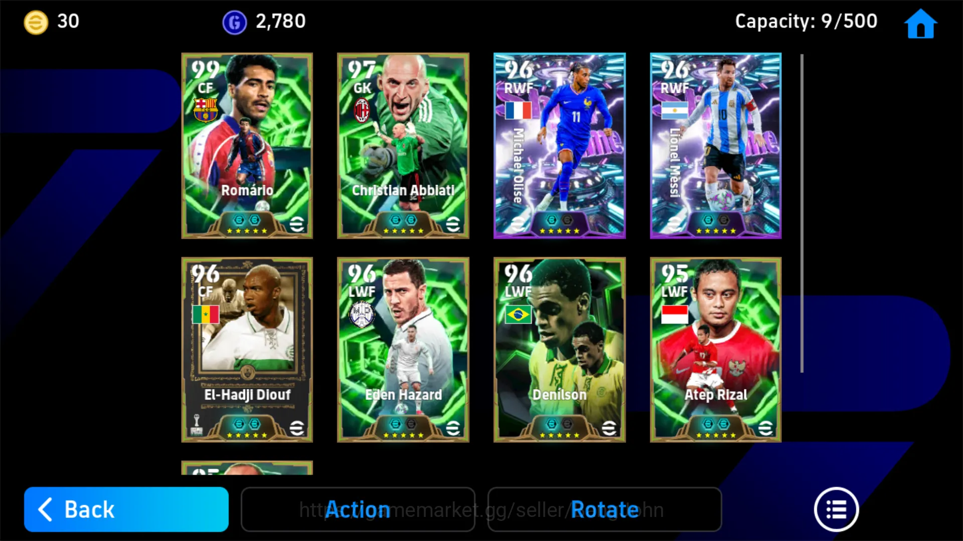 eFootball Accounts Others Power 3128 | Romario Epic DB | Christian Abbiati Epic DB | EFB248B 3