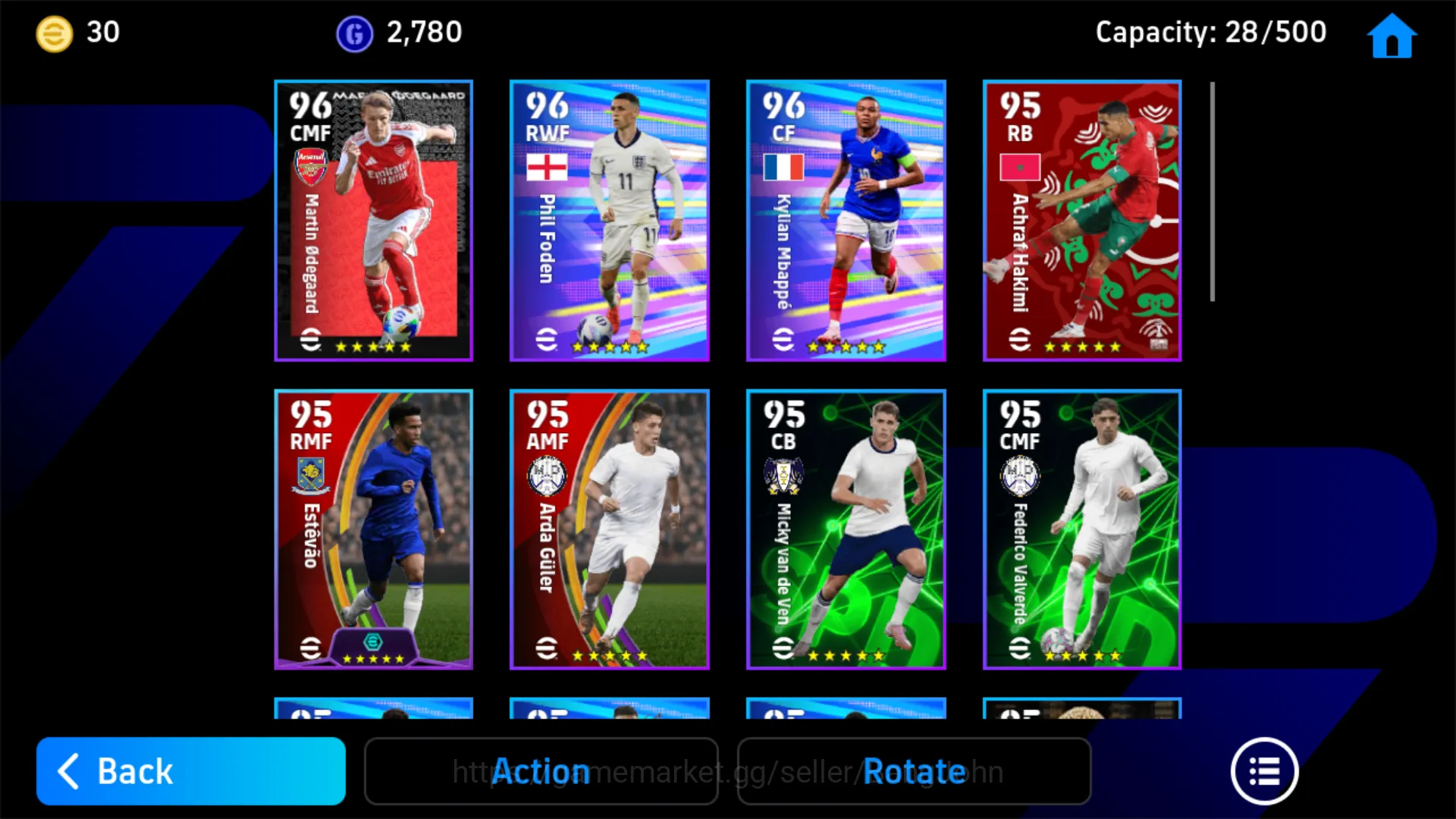 eFootball Accounts Others Power 3128 | Romario Epic DB | Christian Abbiati Epic DB | EFB248B 5