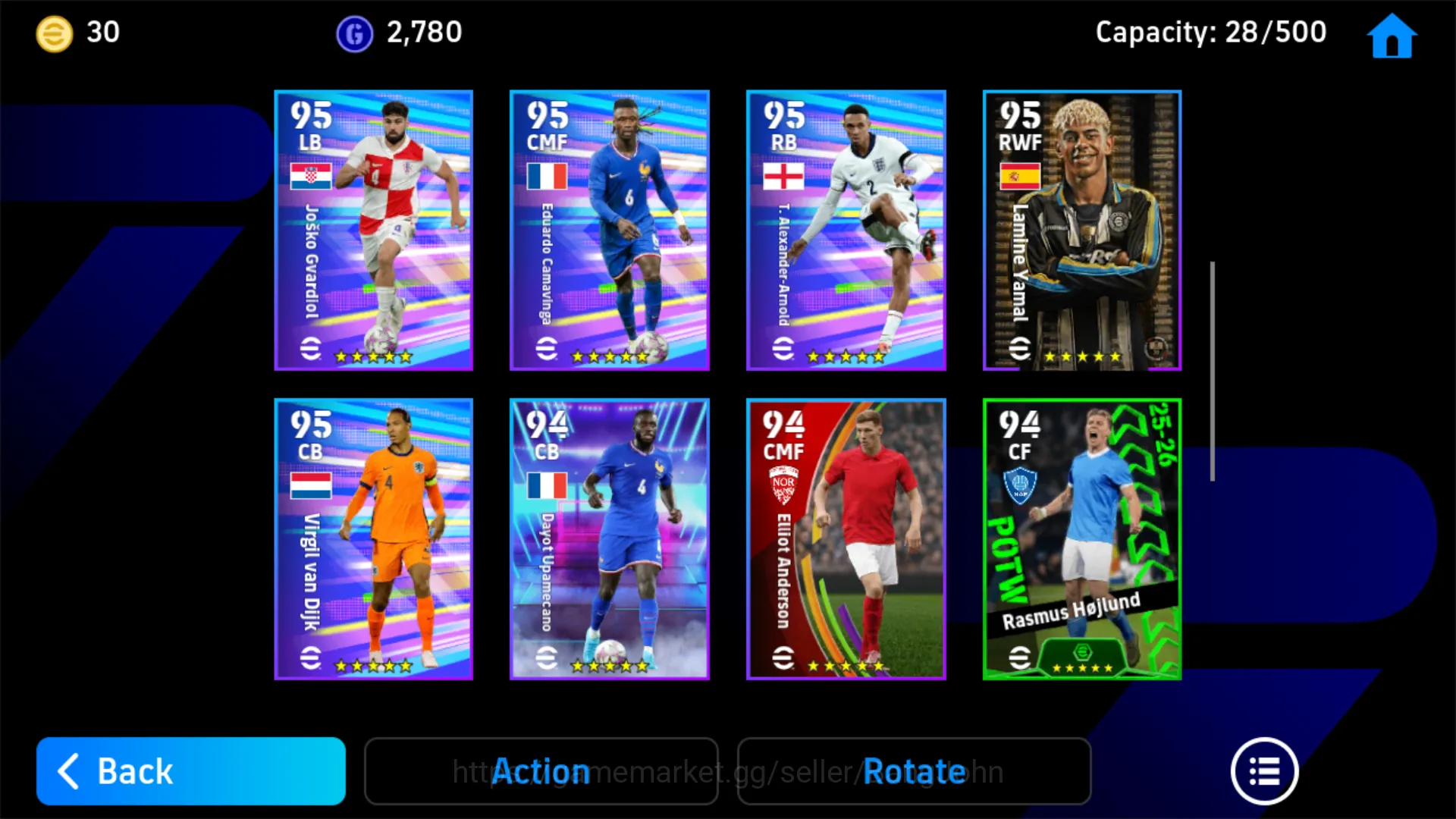 eFootball Accounts Others Power 3128 | Romario Epic DB | Christian Abbiati Epic DB | EFB248B 6