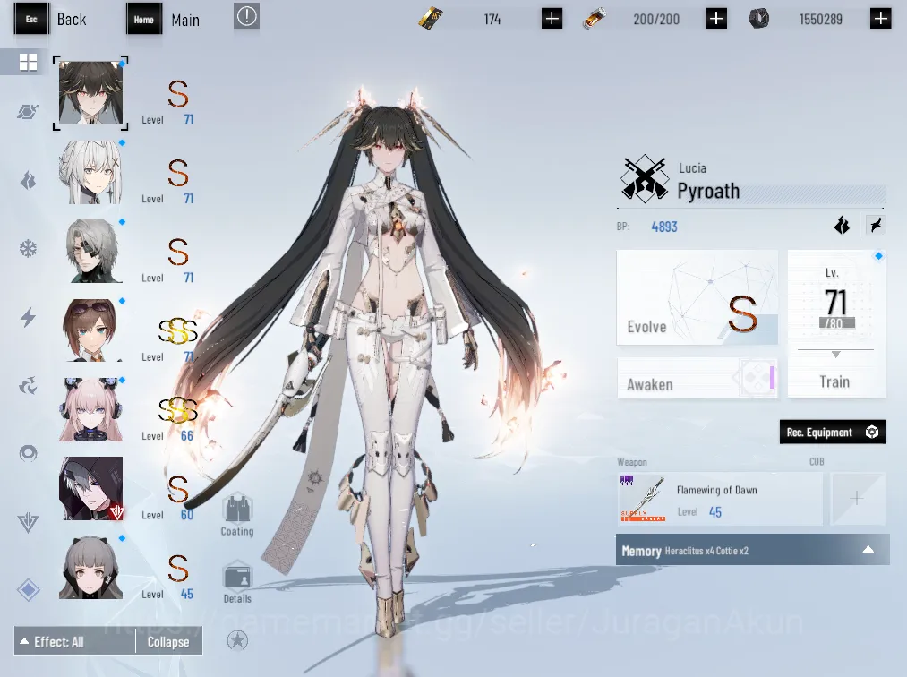 Punishing: Gray Raven Accounts Asia | LuciaP+Sign+Memo,Liv+B5+Memo,Watanabe+B5+Me image 4