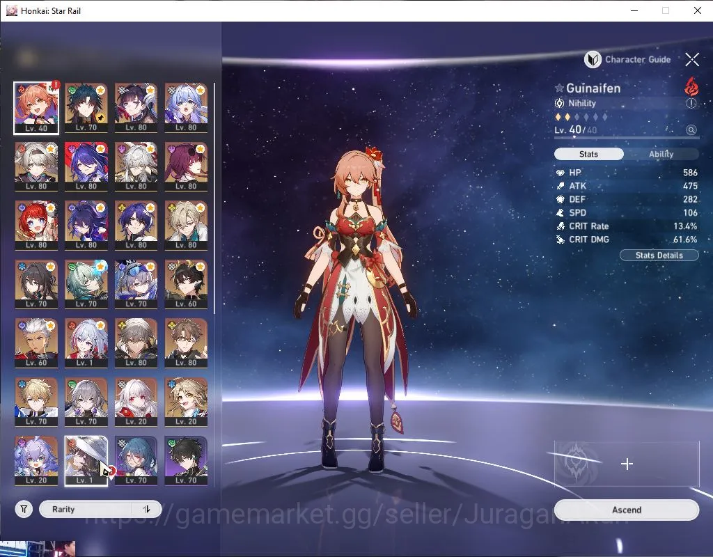 Honkai Star Rail Accounts ASIA|TL 69| 16 Limit|[Hyasilns,Tribbie]+Sign,Kafka image 2