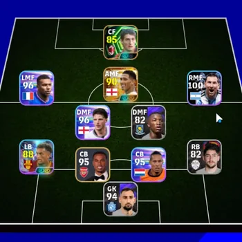 eFootball Accounts Others Android|Power 2721|Big Time Jude Bellingham|Show Time Wesley,Calvin Bassey,Lionel Messi|Epic