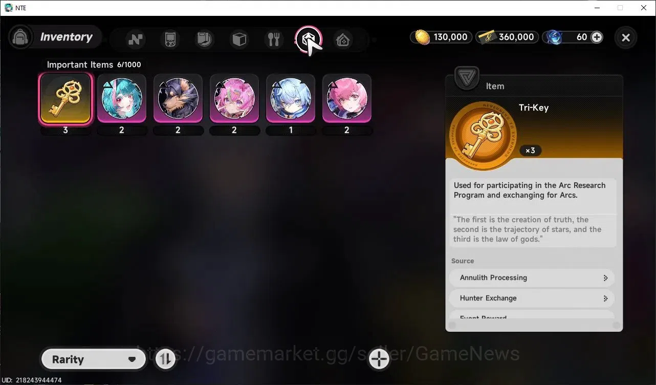 Neverness to Everness Accounts Global SEA |HL 3| 4 SSR Jiuyuan, Baicang, Sakiri,  image 11