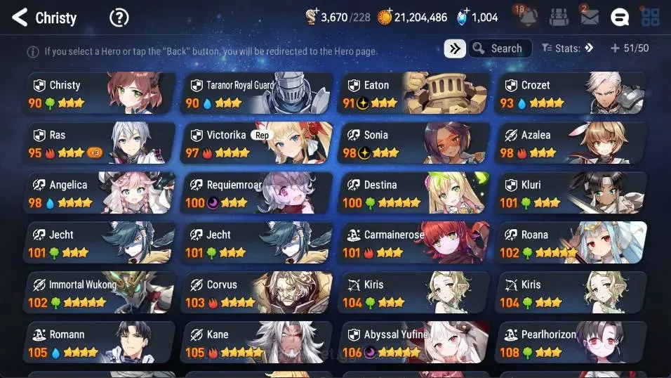 Epic Seven Accounts Global | 3 ML(Lionheart Cermia,A Yufine,BW Iseria) image 8