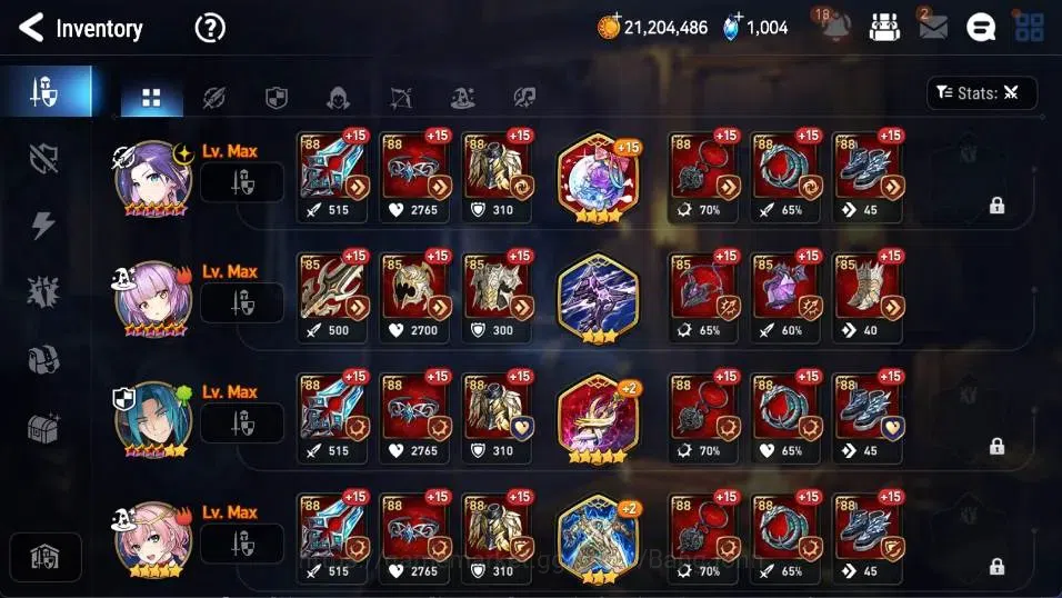 Epic Seven Accounts Global | 3 ML(Lionheart Cermia,A Yufine,BW Iseria) image 9