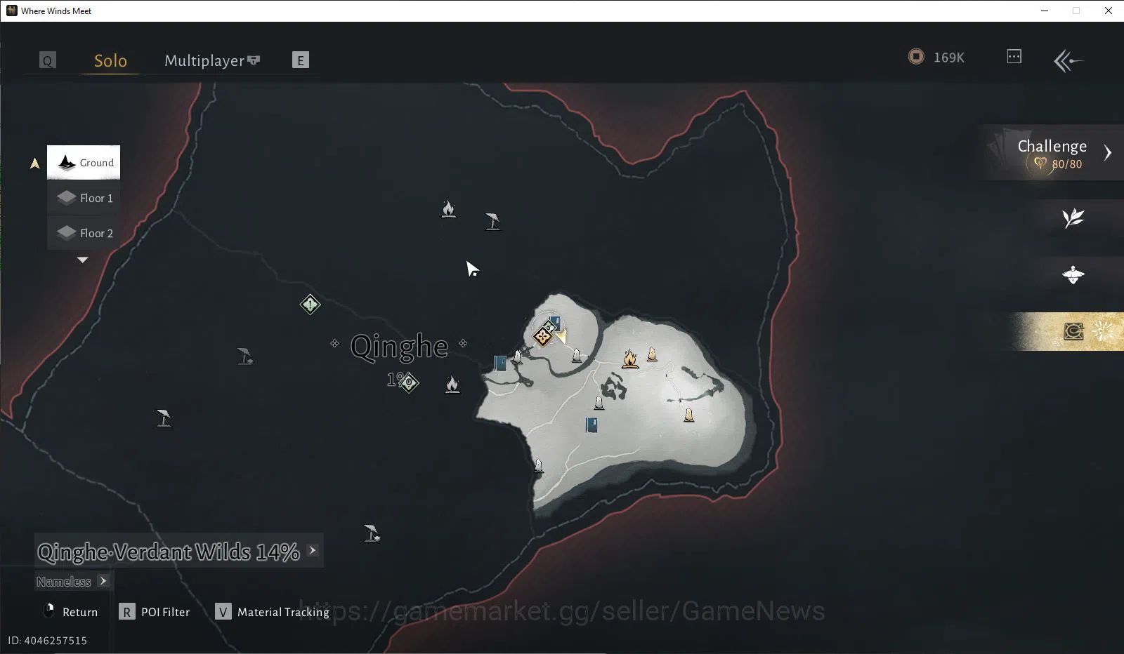 Where Winds Meet Accounts GLOBAL|Lv 5|GS 3714|Blazing Passes||Nameless Sword image 15