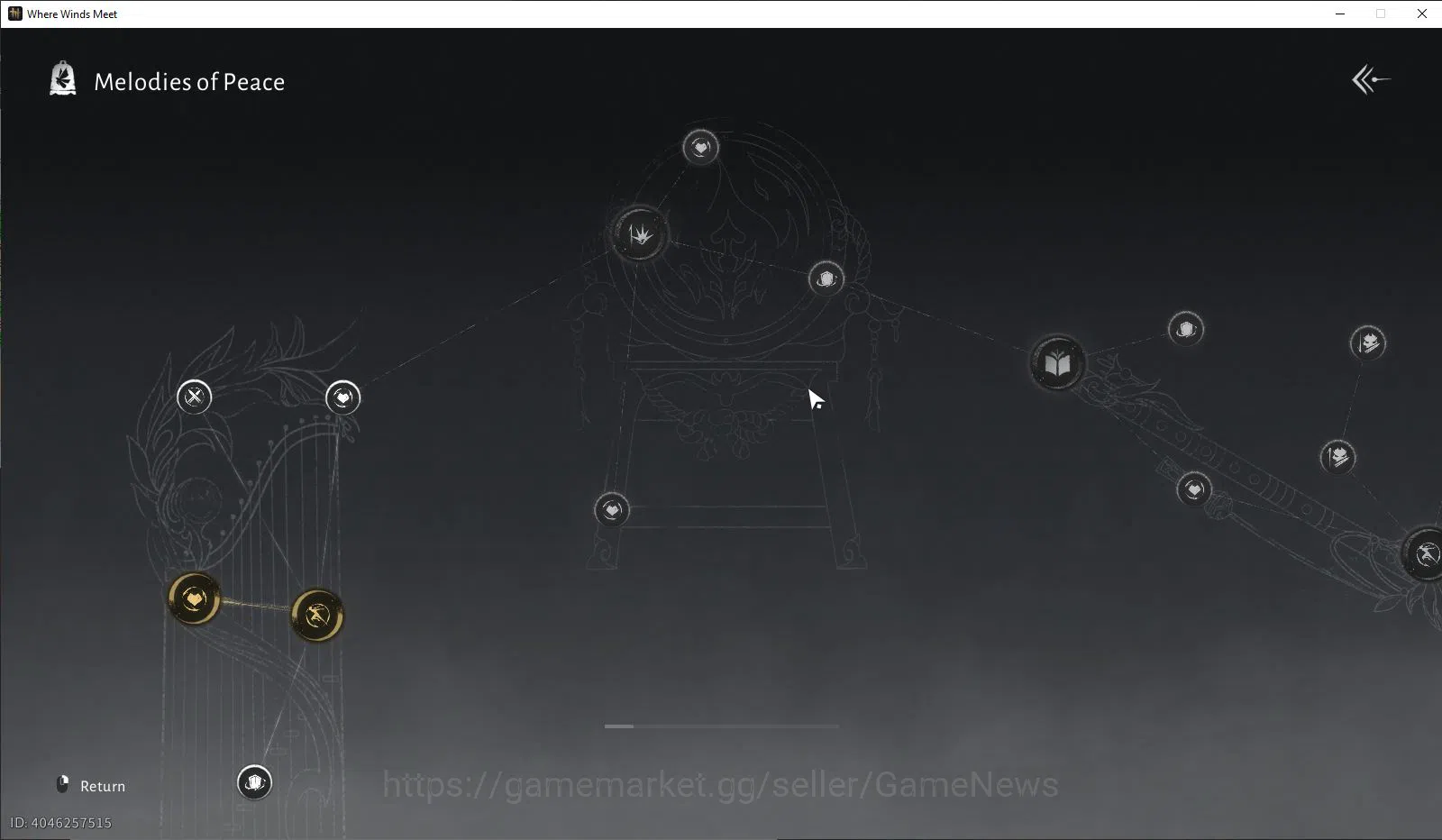 Where Winds Meet Accounts GLOBAL|Lv 5|GS 3714|Blazing Passes||Nameless Sword image 16