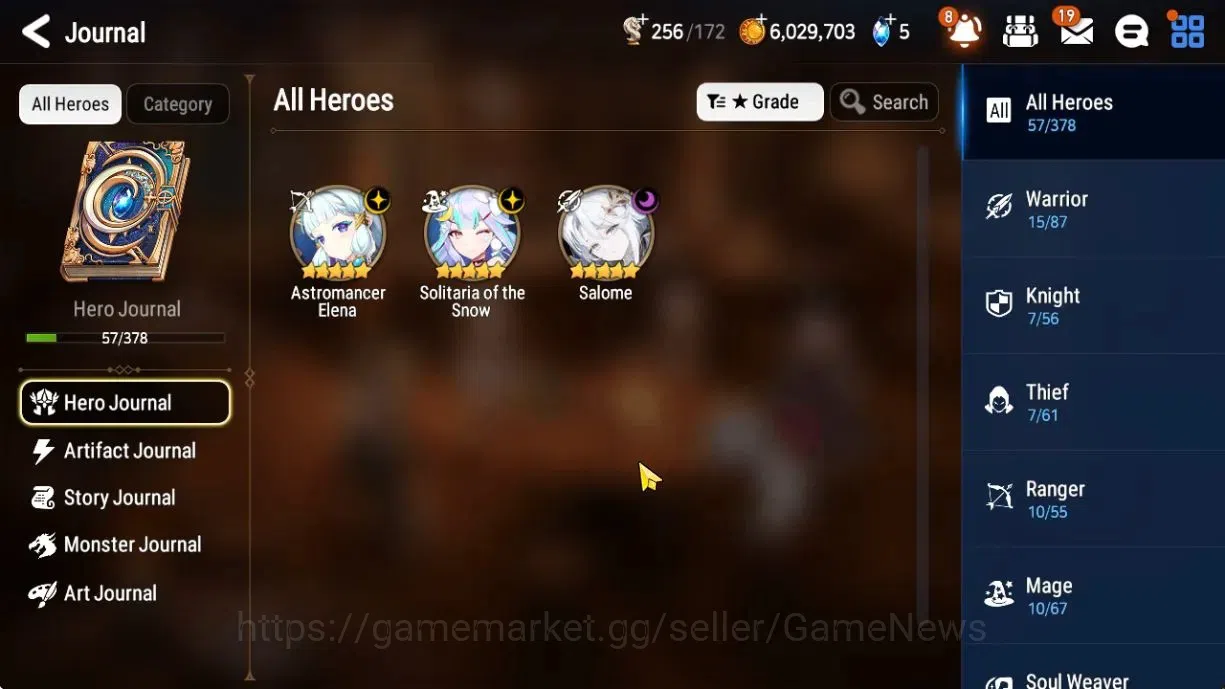 Epic Seven Accounts GLOBAL Unverif|3 ML [Salome,Astromancer Elena,SoT image 6