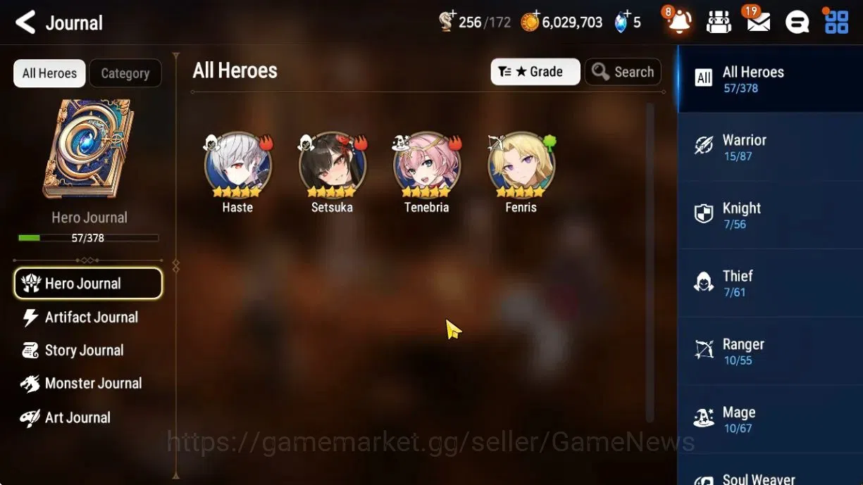 Epic Seven Accounts GLOBAL Unverif|3 ML [Salome,Astromancer Elena,SoT image 7