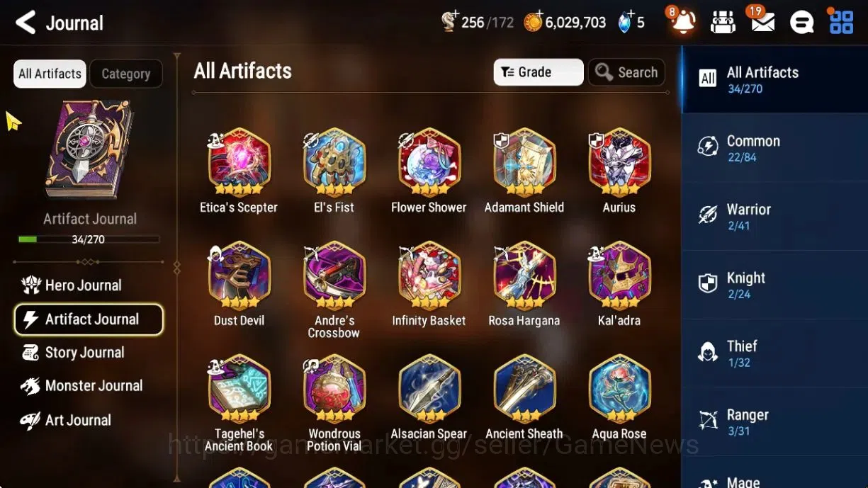 Epic Seven Accounts GLOBAL Unverif|3 ML [Salome,Astromancer Elena,SoT image 8