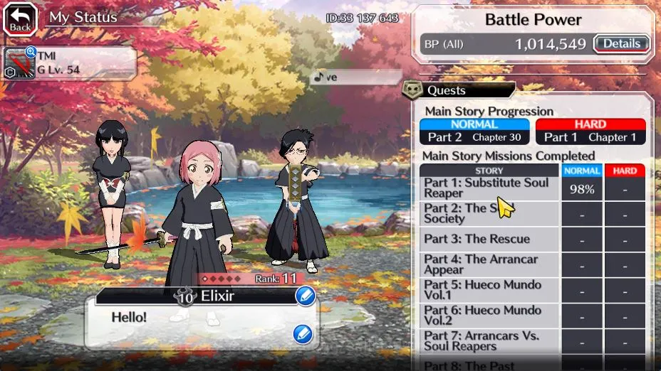 Bleach: Brave Souls Accounts Mid-Tier [GLOBAL]20K Orbs+Fresh All Story|4 MT[TYBW25(Yachiru,Nanao,Nemu)Bazz-BTYBW24],Creator 3