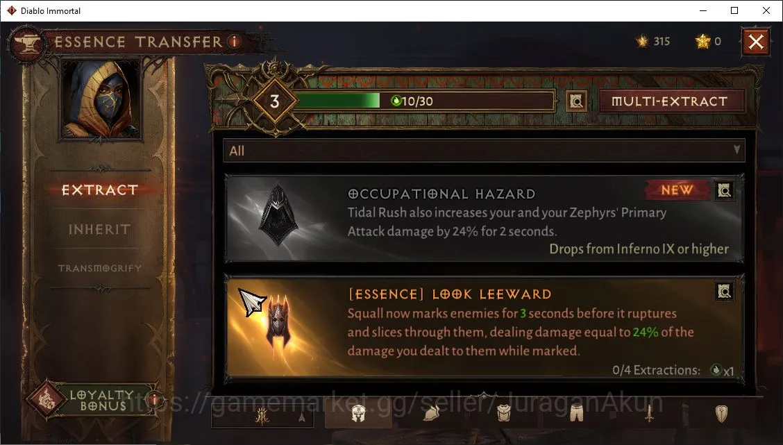 Diablo Immortal Accounts Mid-Tier SEA-Vasily|Lv60(585)Tempest|35K CR|Reso 720|Inferno II|Paragon Slayer|Hell Lv 23|Esessence 5