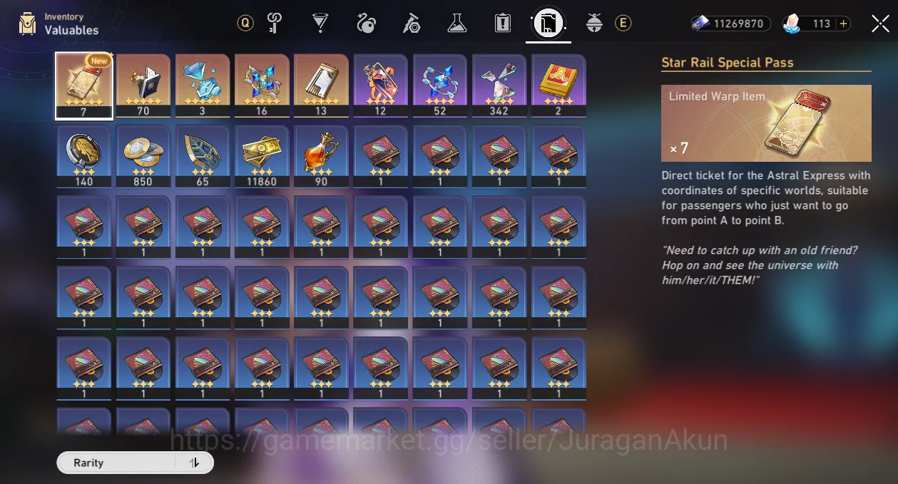 Honkai Star Rail Accounts Mid Game ASIA [TL57] 3 Limited (Castorice+Sign,Ruan Mei, Acheron &ETC)|Amphoreus|Take Email|CHECK 3