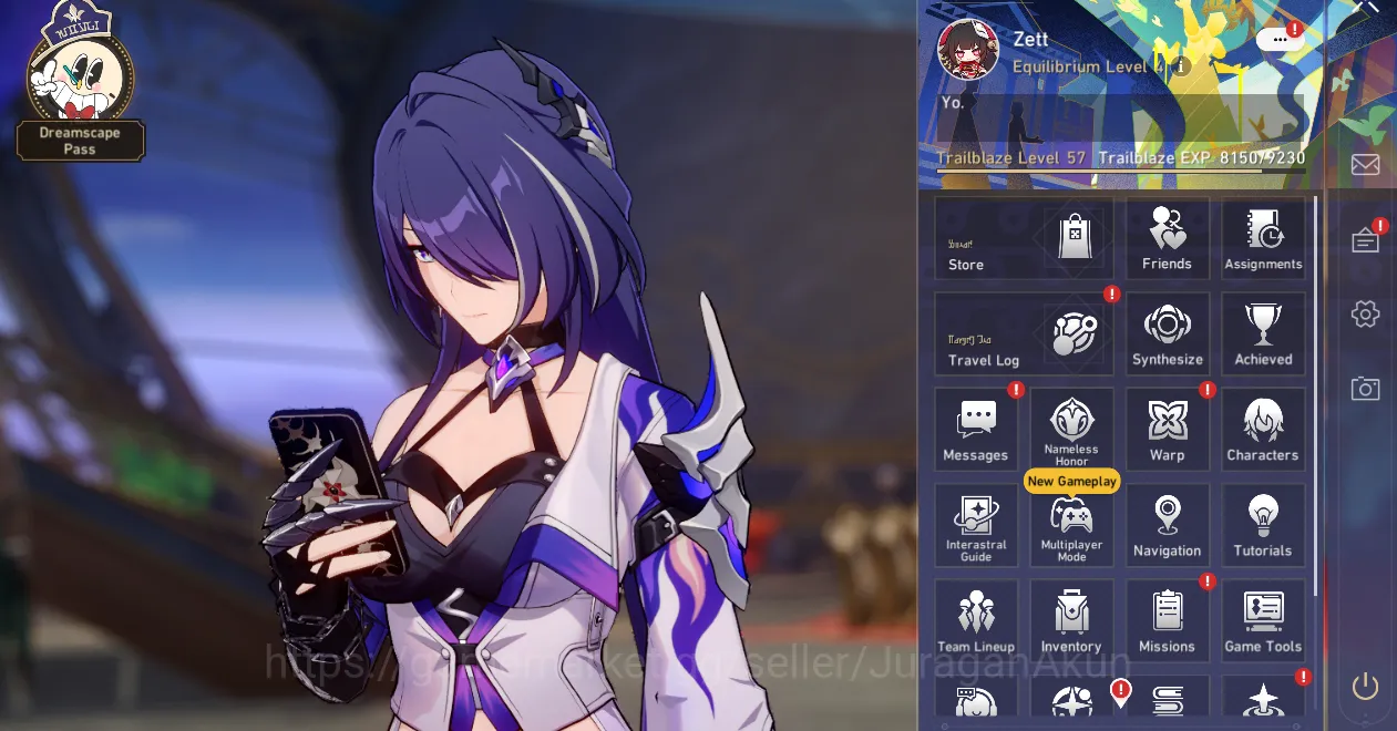 Honkai Star Rail Accounts Mid Game ASIA [TL57] 3 Limited (Castorice+Sign,Ruan Mei, Acheron &ETC)|Amphoreus|Take Email|CHECK 4