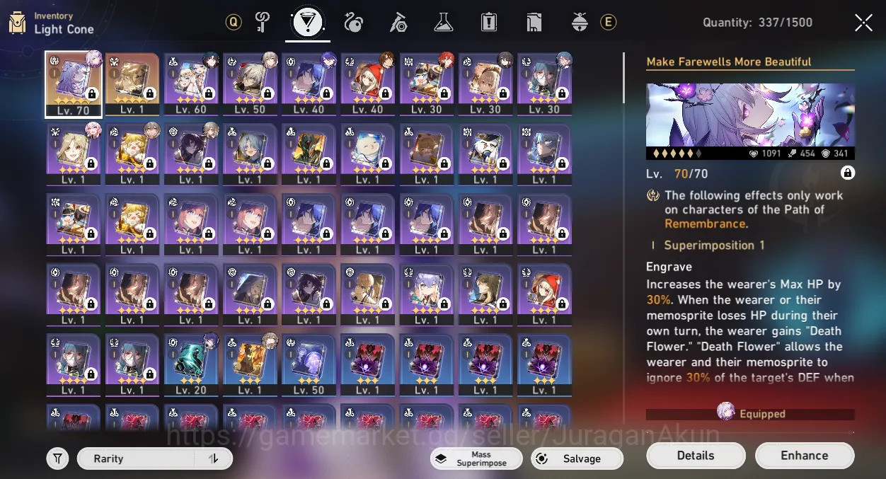 Honkai Star Rail Accounts Mid Game ASIA [TL57] 3 Limited (Castorice+Sign,Ruan Mei, Acheron &ETC)|Amphoreus|Take Email|CHECK 6