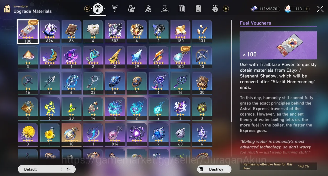 Honkai Star Rail Accounts Mid Game ASIA [TL57] 3 Limited (Castorice+Sign,Ruan Mei, Acheron &ETC)|Amphoreus|Take Email|CHECK 8