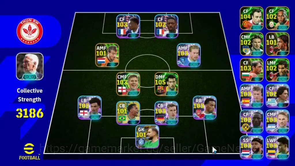 eFootball Accounts Legends & Iconic Players Android|NatonalTeamPack France2026|14 Epic 1